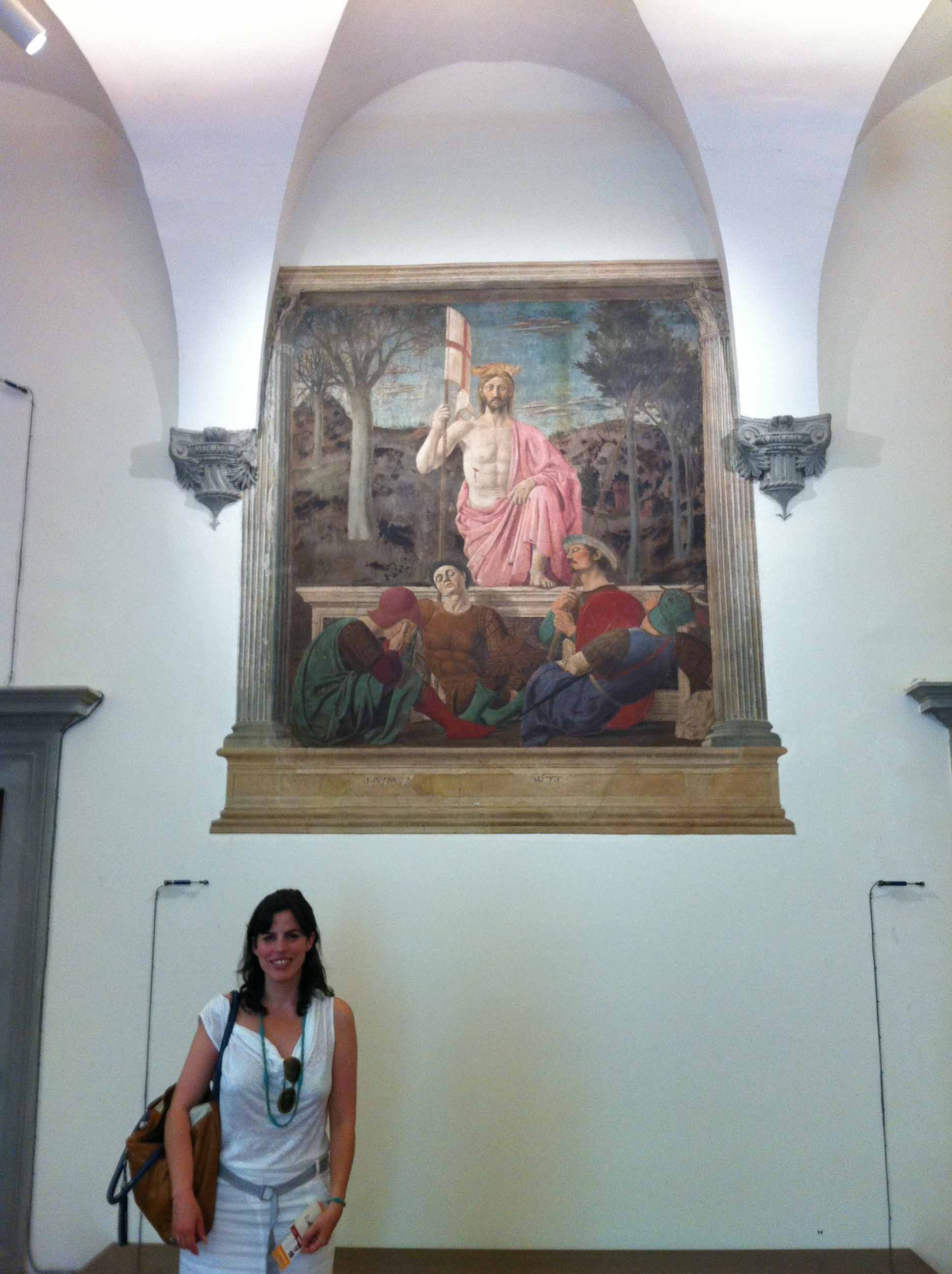 Profesora Patricia Zalamea en Italia